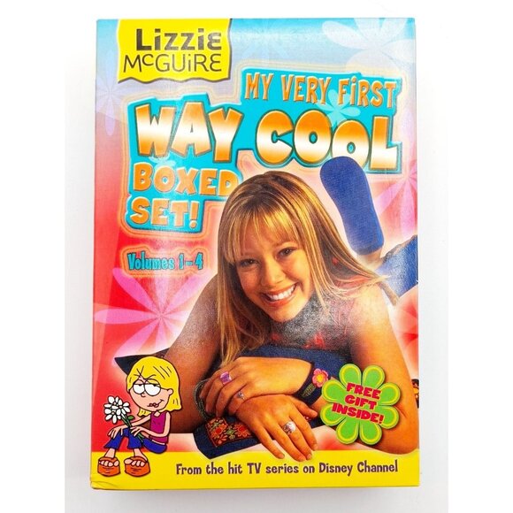 Lizzie McGuire: My Very First Way Cool Boxed Set! 4 Paperbacks & Box 2003 Disney - Picture 2 of 6
